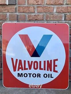 Vintage Original 30 Double Sided Valvoline Motor Oil Donasco Cov, KY Sign