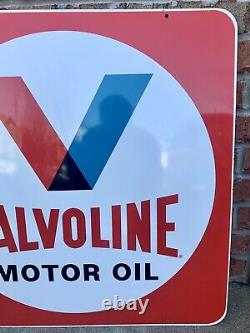 Vintage Original 30 Double Sided Valvoline Motor Oil Donasco Cov, KY Sign