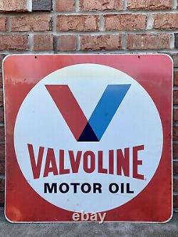 Vintage Original 30 Double Sided Valvoline Motor Oil Donasco Cov, KY Sign