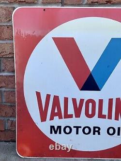 Vintage Original 30 Double Sided Valvoline Motor Oil Donasco Cov, KY Sign