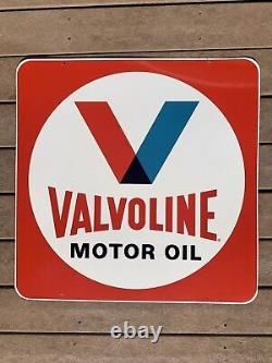 Vintage Original 30 Double Sided Valvoline Motor Oil Donasco Cov, KY Sign