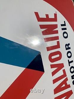 Vintage Original 30 Double Sided Valvoline Motor Oil Donasco Cov, KY Sign