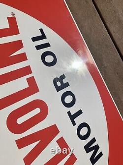 Vintage Original 30 Double Sided Valvoline Motor Oil Donasco Cov, KY Sign