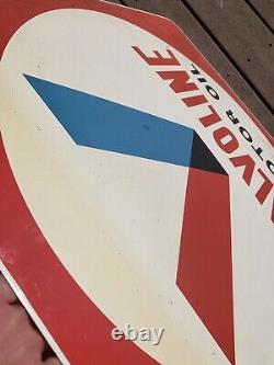 Vintage Original 30 Double Sided Valvoline Motor Oil Donasco Cov, KY Sign