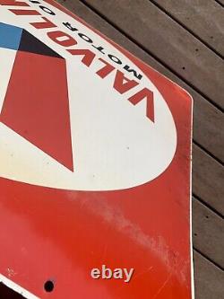 Vintage Original 30 Double Sided Valvoline Motor Oil Donasco Cov, KY Sign