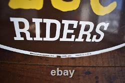 Vintage Original LEE Riders Western Pants & Shirts Double Sided Advertising Sign