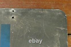 Vintage Original Mobil Motor Oils Sold Here Double Sided Metal Advertising Sign