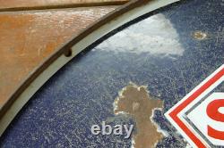 Vintage Original SKELLY TAGOLENE Motor Oil Porcelain Double Sided Sign 30