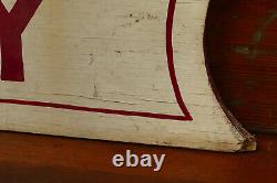 Vintage Original VACANCY Hand Painted Wood Hotel Lodge Double Sided Sign 32