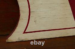 Vintage Original VACANCY Hand Painted Wood Hotel Lodge Double Sided Sign 32