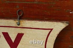 Vintage Original VACANCY Hand Painted Wood Hotel Lodge Double Sided Sign 32