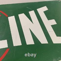 Vintage Original Valvoline Green Double-Sided Service Station Metal Rack Sign