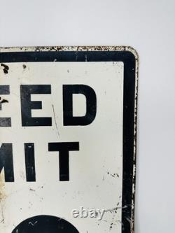 Vintage Painted Dead End Sign Double Sided 20 Mph 14x18