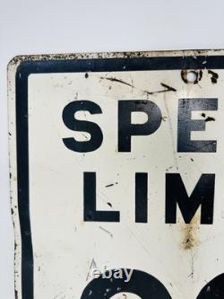 Vintage Painted Dead End Sign Double Sided 20 Mph 14x18