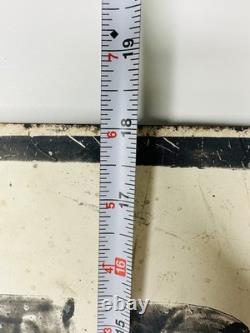 Vintage Painted Dead End Sign Double Sided 20 Mph 14x18