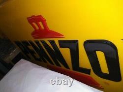 Vintage Pennzoil AUTHORIZED DEALER Embossed 6Ft Double-sided dealer Sign