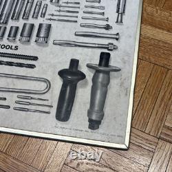 Vintage RAWL Products Drills & Fasteners Double-Sided Sign
