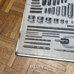 Vintage RAWL Products Drills & Fasteners Double-Sided Sign