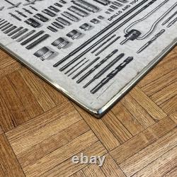 Vintage RAWL Products Drills & Fasteners Double-Sided Sign