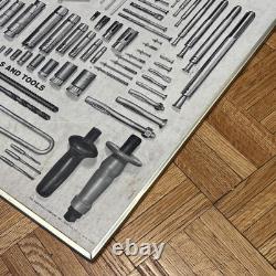 Vintage RAWL Products Drills & Fasteners Double-Sided Sign