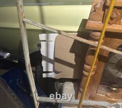 Vintage Rare Porcelain Double Sided 36x24 Ovel Andalusia Ice Cream Sign