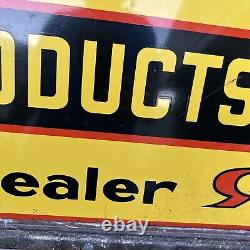 Vintage Rawleighs Products Dealer Flange Metal Sign Double Sided Mancave Donasco