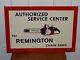 Vintage Remington Chain Saw Service Center Double Sided Flange Sign