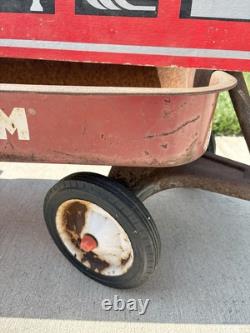 Vintage Rust-Oleum Paint Store SIGN & WAGON Display Set Rustoleum Double Sided