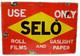 Vintage Selo Porcelain Enamel Sign Photography Film Double Sided 20x20 Advertis