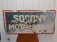 Vintage Socony Motor Oils Porcelain Double Sided Sign