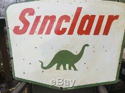 Vintage Sinclair Double Sided Porcelain Sign