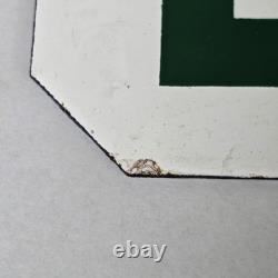 Vintage Sinclair Ladies Restroom Sign Porcelain Double Sided Sps Lr-2 15x4