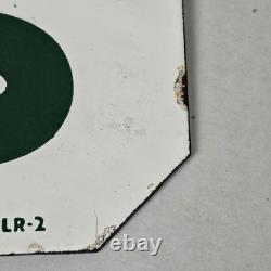 Vintage Sinclair Ladies Restroom Sign Porcelain Double Sided Sps Lr-2 15x4