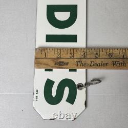 Vintage Sinclair Ladies Restroom Sign Porcelain Double Sided Sps Lr-2 15x4