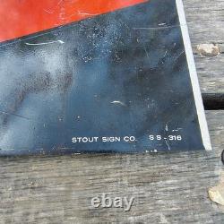 Vintage Snap-on Electronic Tune-up Service Sign Stout Sign Company Double-sided