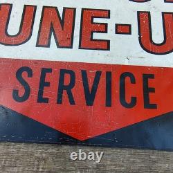 Vintage Snap-on Electronic Tune-up Service Sign Stout Sign Company Double-sided