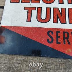 Vintage Snap-on Electronic Tune-up Service Sign Stout Sign Company Double-sided