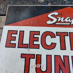 Vintage Snap-on Electronic Tune-up Service Sign Stout Sign Company Double-sided