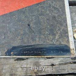 Vintage Snap-on Electronic Tune-up Service Sign Stout Sign Company Double-sided