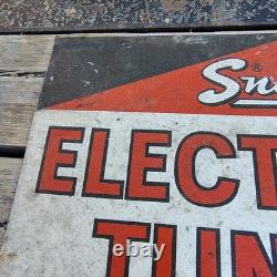 Vintage Snap-on Electronic Tune-up Service Sign Stout Sign Company Double-sided