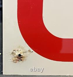 Vintage State Farm Insurance Metal Sign Old Logo 23.5 x 22 Double Sided