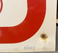 Vintage State Farm Insurance Metal Sign Old Logo 23.5 x 22 Double Sided