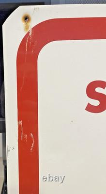 Vintage State Farm Insurance Metal Sign Old Logo 23.5 x 22 Double Sided