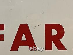 Vintage State Farm Insurance Metal Sign Old Logo 23.5 x 22 Double Sided