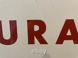 Vintage State Farm Insurance Metal Sign Old Logo 23.5 x 22 Double Sided