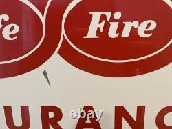 Vintage State Farm Insurance Metal Sign Old Logo 23.5 x 22 Double Sided