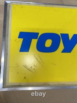 Vintage Toyo Tires Double Sided Dealer Sign Lighted Check Out The Pics It's Cool