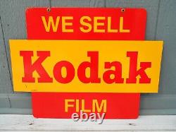 Vintage We Sell KODAK Film Double-Sided Hanging Sign (General Store) 24 x 18