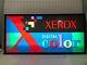 Vintage Xerox Digital Color Dual Side Hanging Light Up Sign Advertising Rare