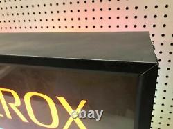 Vintage Xerox Digital Color Dual Side Hanging Light Up Sign ADVERTISING RARE